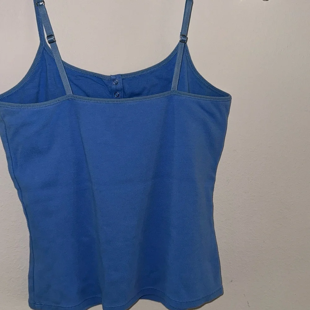 Tank Top by Express, Blue, EUC-There is some Fading on Edges, Adjustable…(CL) - Picture 3 of 7